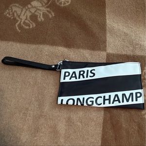 Longchamp Le Pliage Paris Logo Zip Pouch